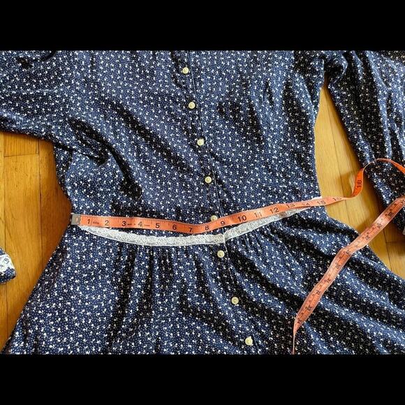 70s Vintage Gunne Sax Prairie Midi Dress - Picture 9 of 10